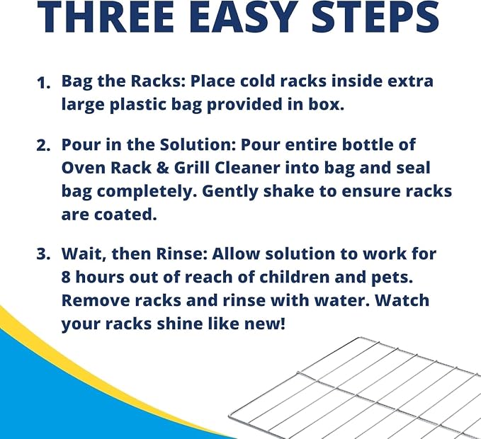 Carbona Oven Cleaning 2-Pack – Oven Cleaner Spray (16.8 OZ) & Oven Rack & Grill Cleaner Kit,16.8 FL OZ (Variety Pack)