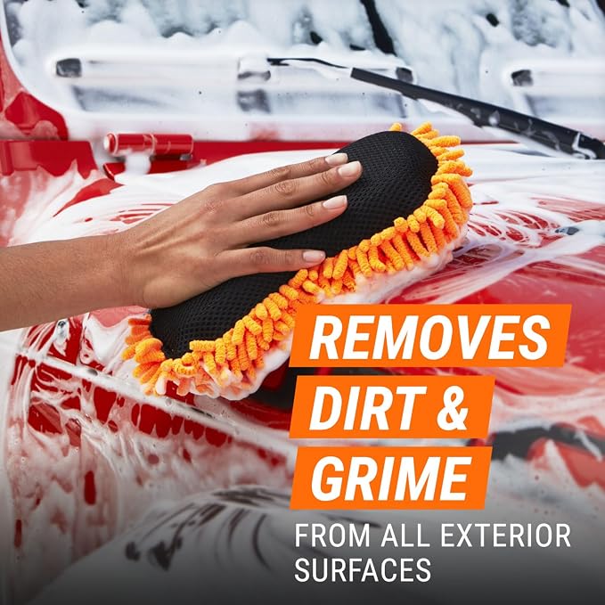 Armor All 2-in-1 Foam Cannon Kit for Garden Hoses and Power Washers | 3-piece car washing kit with 40-ounce reservoir, marked fill lines, and compatibility with 500 to 3,500 PSI units