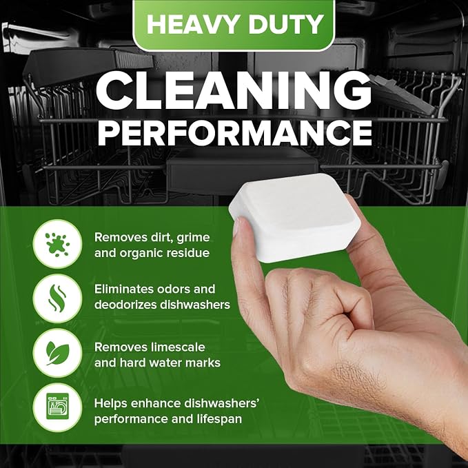 Renuv® Washing Machine + Dishwasher + Garbage Disposal Cleaner Bundle