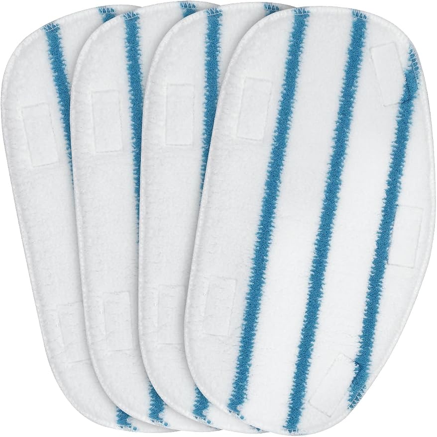 Steam Mop Pads Compatible with PurSteam ThermaPro 10-in-1 and ThermaPro 211 Steam Mop Cleaner Microfiber Pur steam Mop Replacement Pads Washable Reusable Steam Mop Pads for Steamer Floor Cleaning