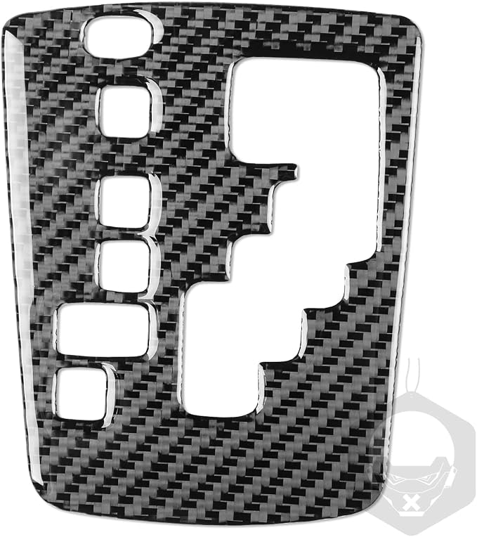 Console Shift Panel Trim for Toyota Corolla 2009-2013 Accessories Black | Soft Carbon Fiber | Upgrades for Car | Only for Left-Hand Drive | Anti-Scratch | Sporty Style