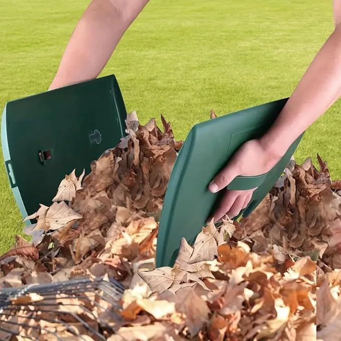 Hand-Held Leaf Collector Rake Claws, Durable Plastic Garden Grabber Tool for Yard, Lawn, Leaves, Debris & Grass Collection, Portable Outdoor Gardening Cleaning Accessory