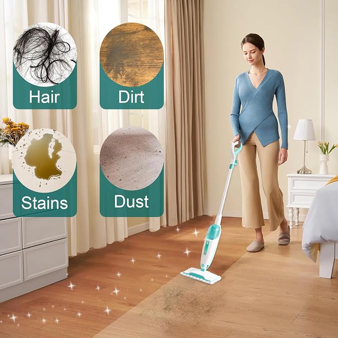 14 Pack Steam Mop Replacement Pads Compatible with Shark Steam Mops S1000/S1000A/S1000C/S1000WM/S1001C, Floor Steamer Pads Washable, Reusable Microfiber Cleaner Pads