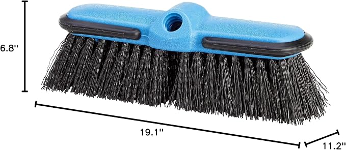 Dicor CP-MB10R Medium Bristle Brush for Exterior RV Roof Cleaning and Maintenance