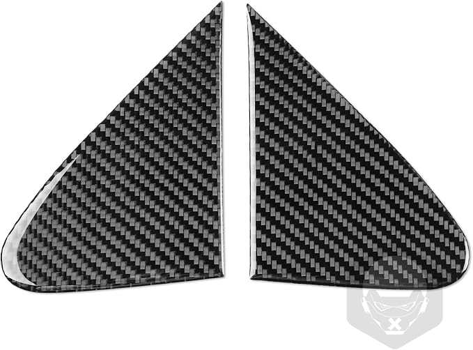 Exterior A-Pillar Trim for Toyota Corolla 2009-2013 Accessories Black | Soft Carbon Fiber | Upgrades for Car | Only for Left-Hand Drive | Anti-Scratch | Sporty Style