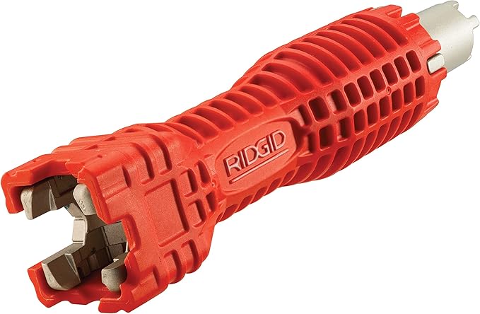RIDGID 57043 Power Spin+ Drain Cleaner + RIDGID 57003 EZ Change Faucet Wrench
