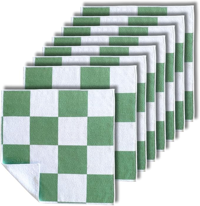Microfiber Cleaning Cloths 13x13 – Lint-Free, Streak-Free Reusable Towels for Kitchen, Glass, Bathroom & Car | Cloak & Sage