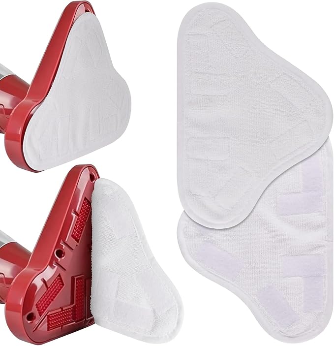 Sgizoku Microfiber Steam Mop Pad Replacement Compatible with H2O H20 Mop X5 Steam Steam Cleaners Washable & Reusable - 4 Pack