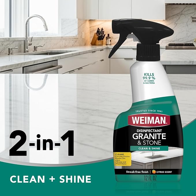 Weiman Stainless Steel & Granite Cleaner - 12 Ounce