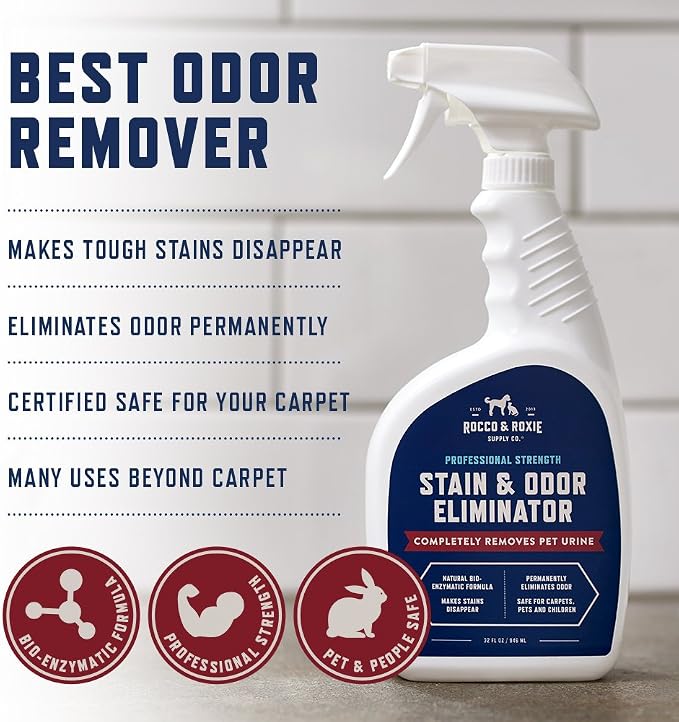 Rocco & Roxie Pet Stain & Odor Carpet Cleaning Bundle