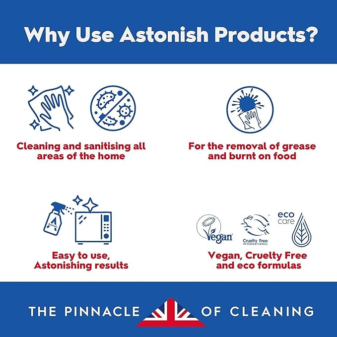 Astonish Specialist Oven & Grill Cleaner & Sponge, 250g – Heavy Duty Degreaser Paste with Orange Oil – Restores Shine to Ovens, Grills & Racks – No Harsh Chemicals, 3 Pack