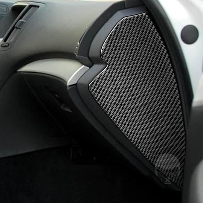 Real Carbon Fiber Trim for Infiniti Accessories | for G37 2008 2009 G35 2007 2008 Side Dash Panel Cover Interior Thick Overlay Decal - A