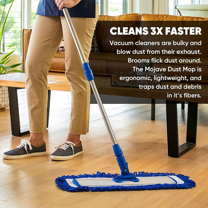 Bulk 24" Mojave Microfiber Dust Mop Pads | Wholesale Microfiber Mop Refills | Case Quantity (100 Count)