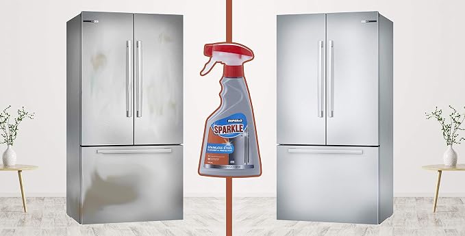 Superio Brushed Stainless Steel Cleaner and Protector 17 Ounces- 500 Milliliter