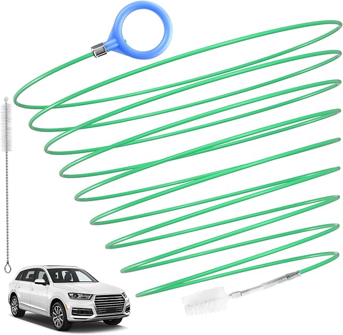 Auto Sunroof Drain Cleaning Tool, 196 Inch Flexible Tube Cleaning Brush | , Flexible Drain Brush Extra Long Pipe Cleaners for Car, Car Sunroof Drain Hole Cleaner for Drains, Sewers, Windshields