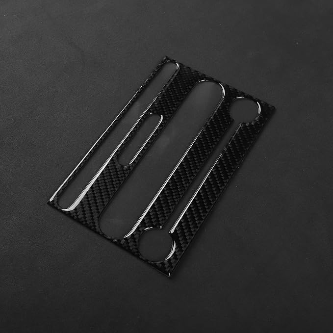 Fit for Ford Expedition 2007-2014 Real Carbon Fiber Center Stickers | Center Console Radio Panel Trim | Accessories | Thick Overlay | Anti-scratch