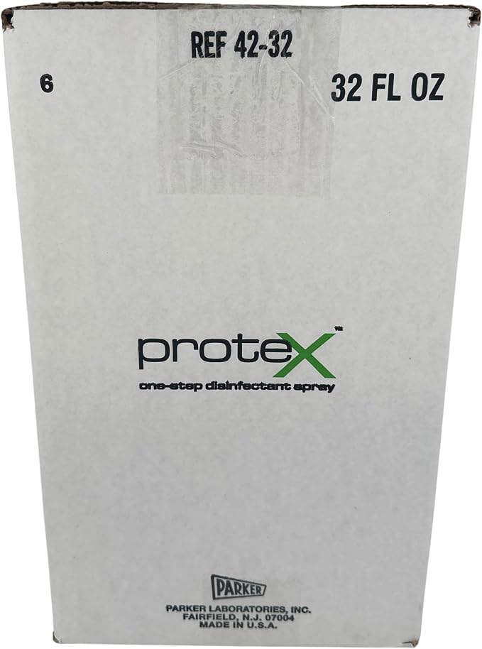 Protex Disinfectant Spray – Surface Cleaner and Sanitizer for Medical Equipment, Hard Surfaces, and Nonporous Areas (6 - pack)