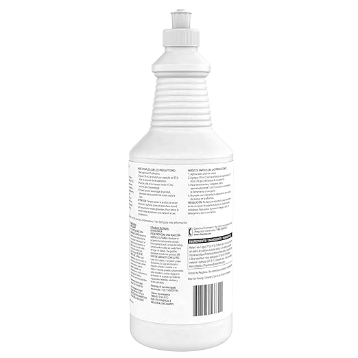Diversey 95002620 Defoamer, Foam Control Liquid for Carpet Cleaner Extractors, Auto Scrubbers, and Tanks, Ready-to-Use, Unscented, 32-Ounce (Pack of 6)