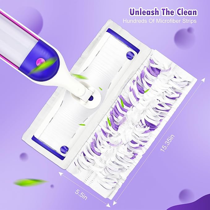 Pure Realm 18 Count Disposable mop Pads Refills for Swiffer PowerMop | Multi-Surface Mop and PowerMop Wood Mop, Replacement Pads Use for Floor Cleaning