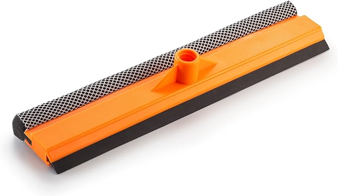15" Window Washer Squeegee Attachment (Pole Sold Separately) | Multi-Use Professional Squeegee for Car and Window Cleaning // Fits All Extension Poles with Standard Acme Thread