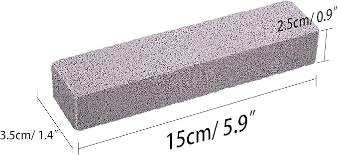Chinco 24 Packs Pumice Stick for Cheaning, Pumice Scouring Stone Pad Removing Stain Grime Without Leaving Scratches for Kitchen Oven Stove Home Bathroom Toilet Pool House Cleaning Supplies