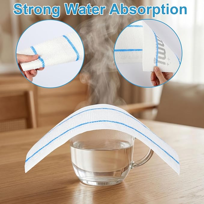 Flammi Semi-Disposable Microfiber Mop Pads Compatible with Shark S1000 S1000A S3250 S3251 S3101 SK410 SK435CO SK460 SK140 SK141, 30 Pack