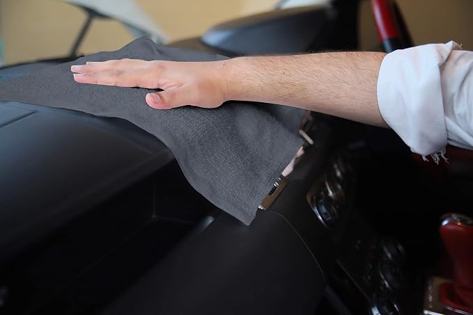 Avalon Towels Bar Towels (Pack of 36) Size 14x17 Inches – 100% Cotton, Absorbent and Reusable Cleaning Rags, Multipurpose Cleaning Towels, Terry Cloth Rags, Durable Shop Rags (Grey)