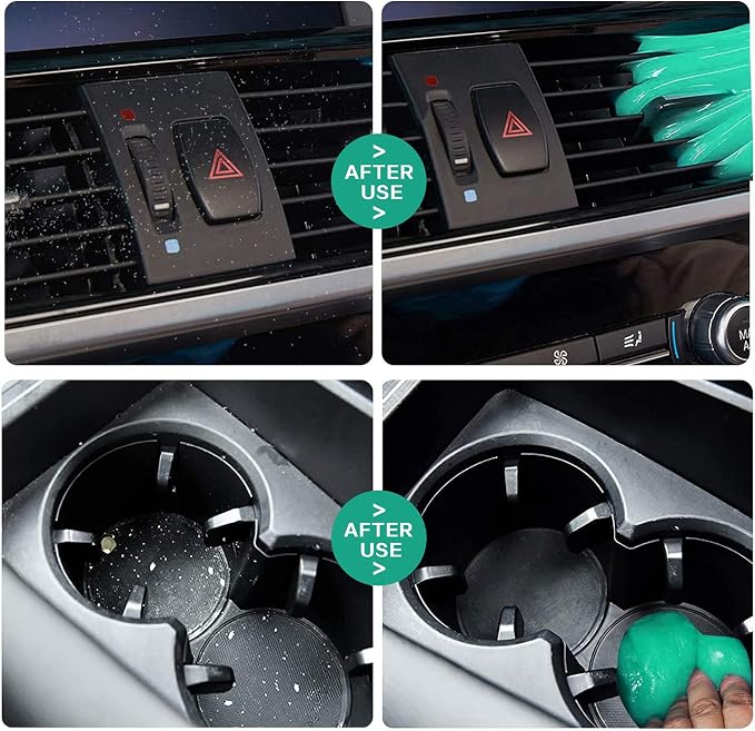 TICARVE Cleaning Gel for Car Detailing Kit Car Accessories Auto Detail Gel | Automotive Dust Air Vent Interior Detail Putty Cleaner For Laptop Car Slime Cleaner Dust Remover Gift For Men Women 5.6oz