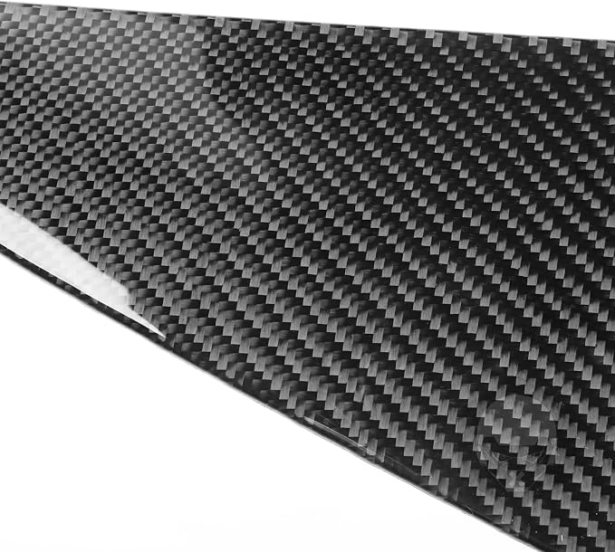 Central Armrest Panel Stickers Fit for Chevrolet Blazer 2019-2025 | for L/LT/RS/Premier | Real Carbon Fiber | Central Armrest Panel Cover | Anti-scratch | Self-adhesive