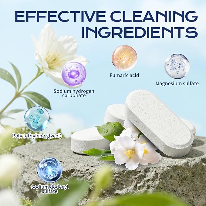 Updated Spray Cleaner for Ovens,Concentrated Cleaning Tablets, Instant Dissolving, Stain Removal Spray, Multi-Surface Cleaner for Kitchen, Bathroom & More (30PCS)