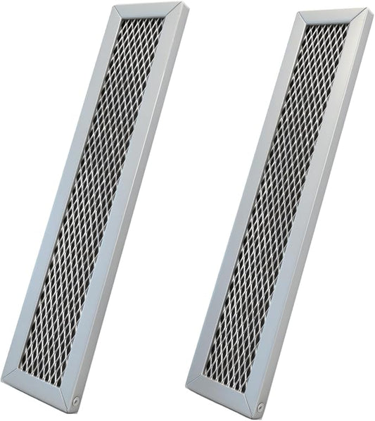 2PCS Microwave Charcoal Filters Compatible with Frigidaire FGMV17WNVFA FMV152KSA FMV152KBA FMV152KMA FMV152KQA FMV152KWA