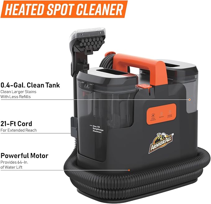 Armor All SCB1001H 0901 Heated Carpet & Upholstery Auto Detail Spot Cleaner