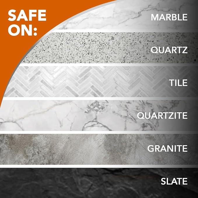 Weiman Stone & Granite Countertop Cleaner and Sealer Kit – Clean, Polish & Protect Natural Stone & Granite Sealer – Streak-Free – Safe for Granite, Marble & Quartz – 2 Pack (24 oz Each)