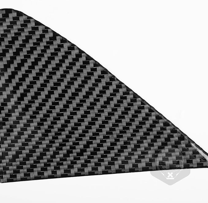 Exterior A-Pillar Trim for Toyota Corolla 2009-2013 Accessories Black | Soft Carbon Fiber | Upgrades for Car | Only for Left-Hand Drive | Anti-Scratch | Sporty Style