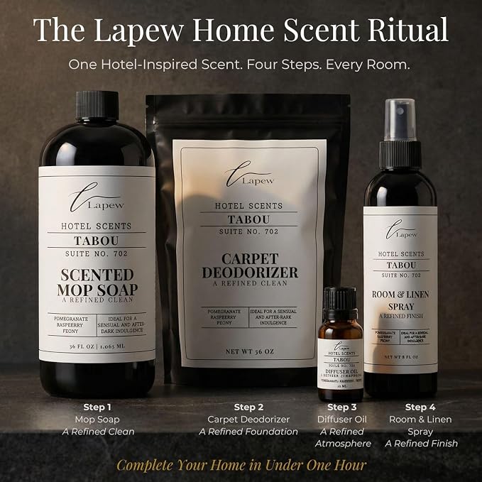 Lapew Hotel Scents Luxury Room Spray | Tabou Suite 702 | Inspired by the Aria Las Vegas | Linen Spray Air Freshener & Fabric Spray | 8 fl oz
