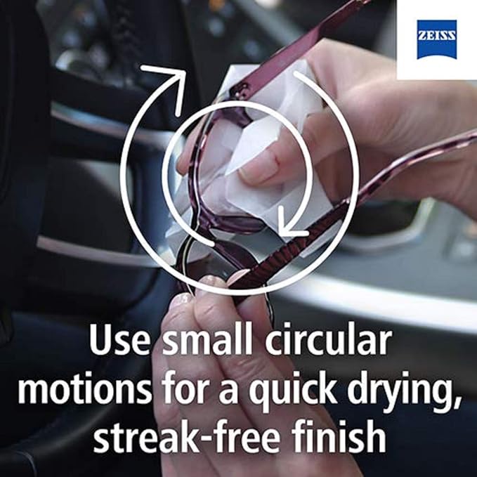 Zeiss Pre-Moistened Lens Cleaning Wipes, 400 count (Pack of 2)