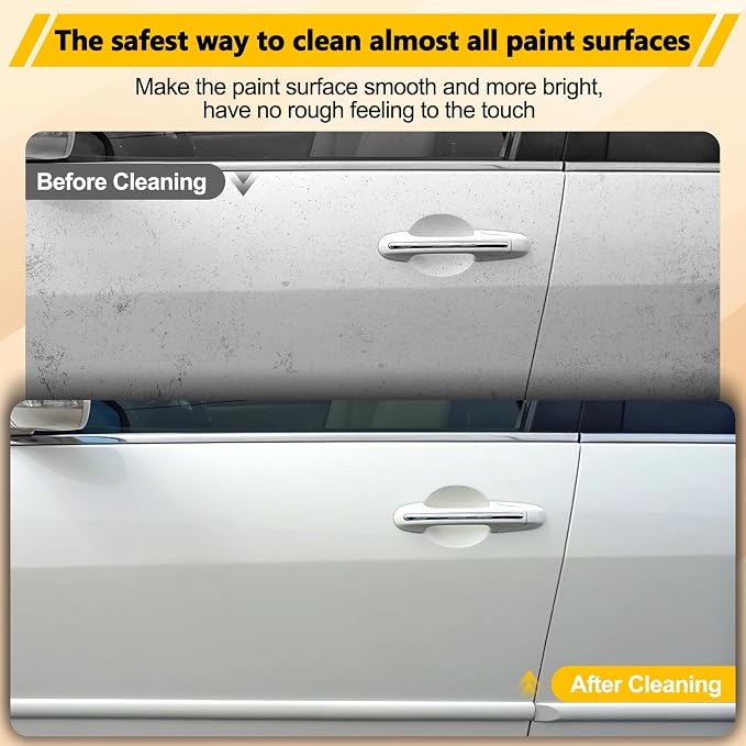 Fitosy Car Clay Bar 4 Pack 400g, Premium Grade No Scratch Deatil Clean | Magic Clays Bars Detailing Cleaner Kit Glass Deatil Cleaning with Washing and Adsorption Capacity for Auto SUV,RV,Truck