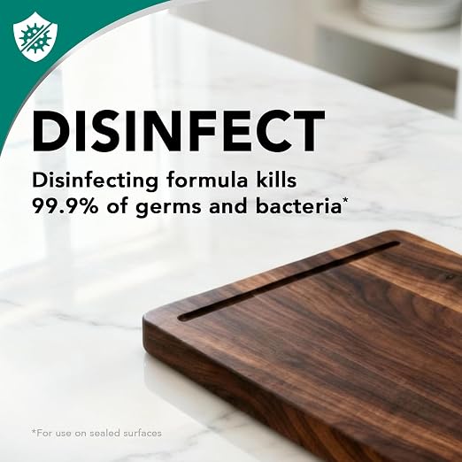 Weiman Disinfectant Granite Daily Clean & Shine - 12 fl oz (2 Pack) Safely Clean Disinfect and Shine Granite Marble Soapstone Quartz Quartzite Slate Limestone Corian Laminate Tile Countertop