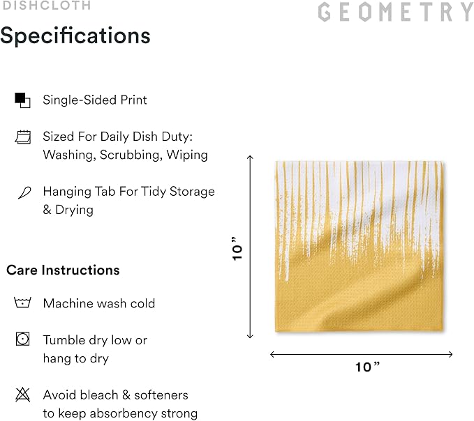 GEOMETRY Kitchen Dish Cloths - Quick Dry Dishcloths for Kitchen - Premium Dish Rags with Geoweave - 3-Pieces This and that