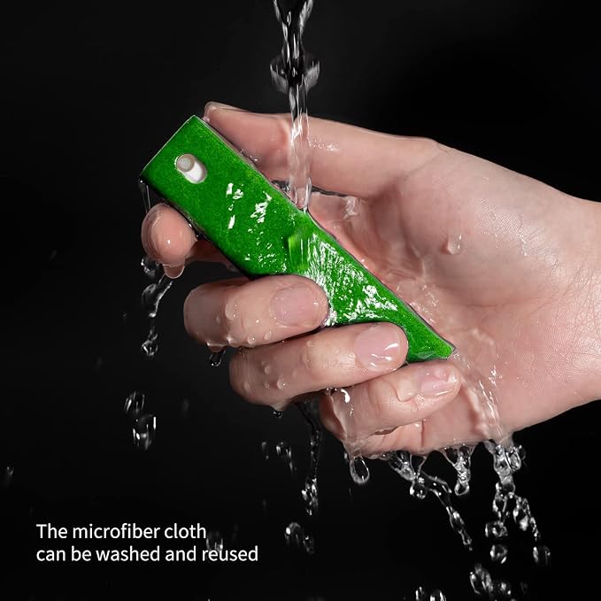 CLICK CLEAN Screen Cleaner Spray with Phone Stand Case & Microfiber | 2-in-1 Cleaner & Phone Stand, Streak-Free Cleaning, Gentle Formula, For Phone Laptop Tablet Screens, Green, 0.5oz