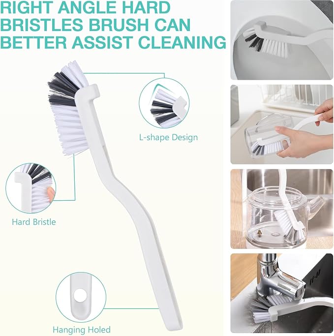14 Pcs Crevice Cleaning Brush, Corner Brush, Screen Cleaner Brush, Cleaning Tools for Housekeeping, Garbage Disposal Cleaner Brush, Window Track Cleaning Tools, Kitchen
