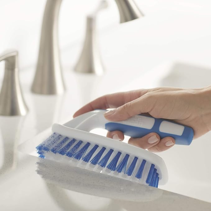 Mr. Clean 442402 Durable Bristle Handle Scrub