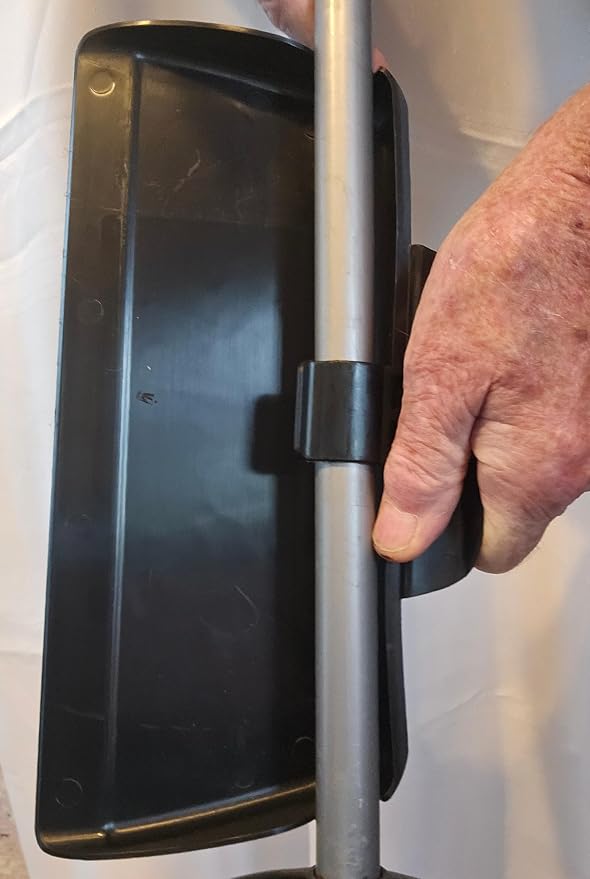 Dustpan is not for Everyone. It's a Small-Capacity, Minimalist Dustpan, Designed to Ride Along While Sweeping. It has a Narrow Tray for Lightweight Clean-up Chores. Made in the USA