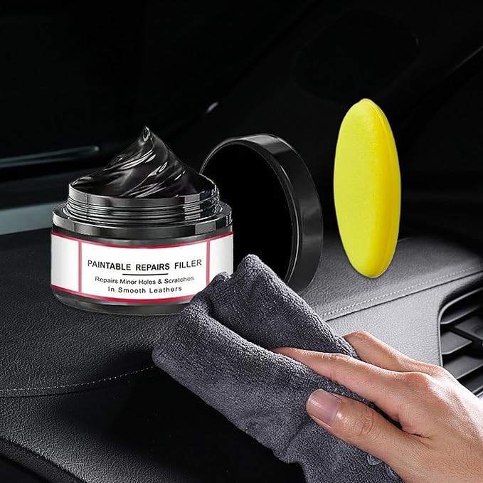 Car Scratch Repair Paste - 50g Car Scratch Removal Wax | Automotive Scraatch Remover Cream, Paint Scraatch Repair Compound For Interior Leather Dashboard Boat Truck Convertible Garage Home Underseat