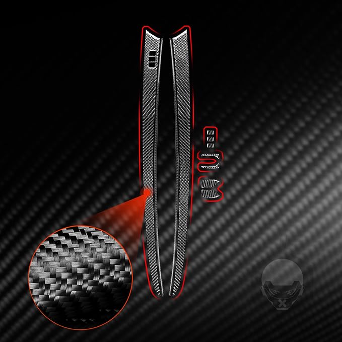 Real Carbon Fiber Trim for Infiniti Accessories | for G35 G37 G25 Q60 Q40 2007-2015 X S Sedan Coupe Convertible Driver Side Dash Cover Interior Thick Overlay Decal