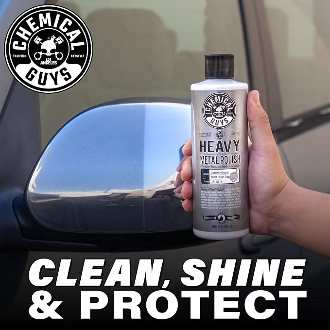 Chemical Guys, Heavy Metal Polish for Chrome, Aluminum & Stainless, 16 oz