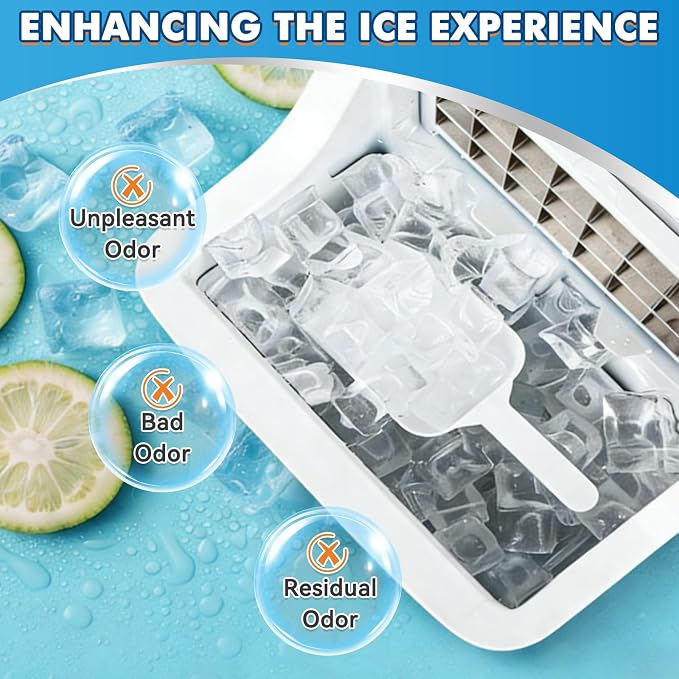 Ice Machine Cleaner, 36 Pack Ice Maker Cleaner for Crystal Clear Ice, Ice Machine Descaler Tablet for Most Countertop, Remove Hard Water and Mineral Buildup