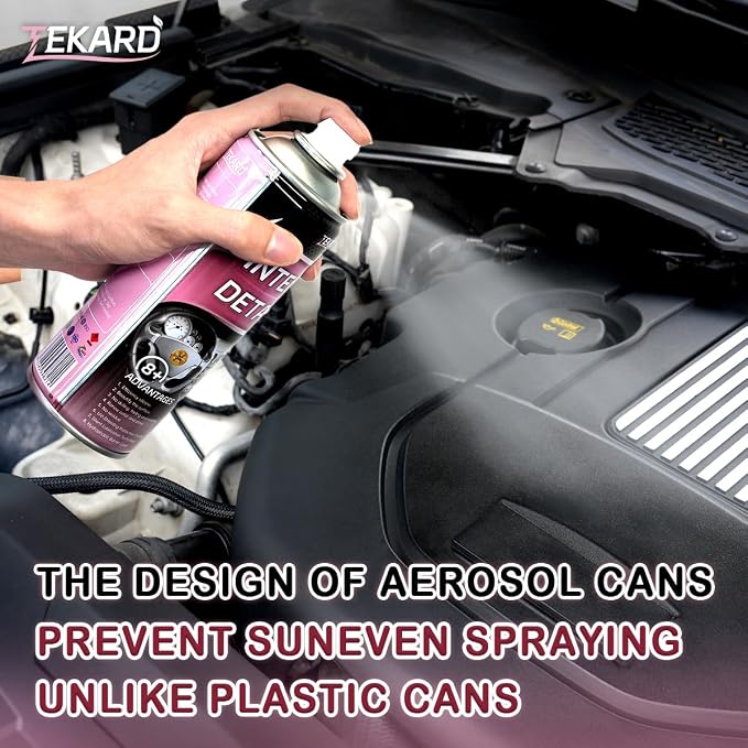 Interior Detailer Spray, Aerosol Car Interior Cleaner, 2 x 15 oz | Ready-to-use aerosol for quick, even application on dashboards, vinyl, plastic, rubber and finished leather, magnolia scent