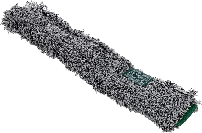 Unger Commercial Black Series 14" Power Washer Sleeve – High-Absorption Microfiber with Integrated Scrub Pad for Streak-Free Window Cleaning BS350