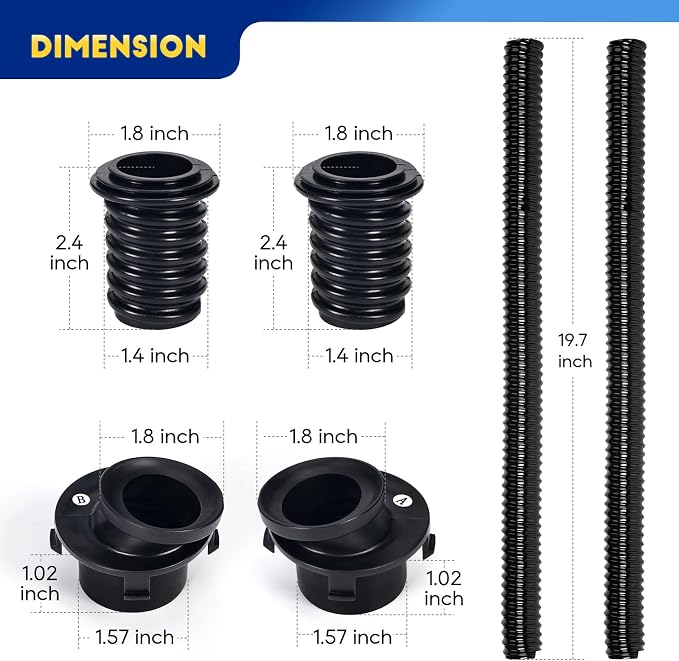 X3 Hoseless Hood Design Compatible with Rug Doctor Mighty Pro X3 | Converts to X3 Hoseless Hood Design, Fits Mighty Pro X3 93155, Commercial Carpet Cleaner Machine Hose Replacement Parts